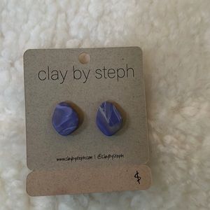 Clay by Steph Purple Earrings